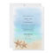 Starfish-Strand-Thema-Hochzeits-Einladungen