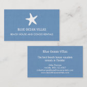 Starfish-Strand-Visitenkarte Visitenkarte (Vorne/Hinten)