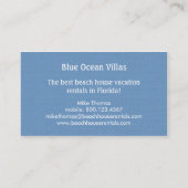 Starfish-Strand-Visitenkarte Visitenkarte (Rückseite)