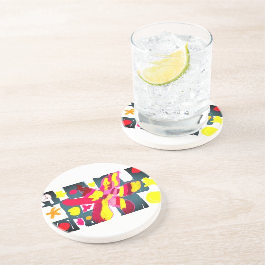 Starfish  style  getränkeuntersetzer (Seite)