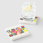 Starfish  style  steinuntersetzer (Seitenansicht)