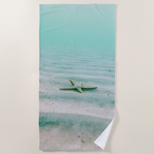Starfish Summer Tropical Beach Urlaub Strandtuch (Vorderseite)