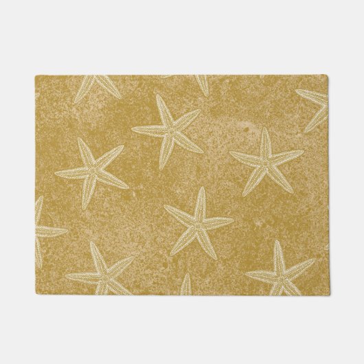 Starfish-TAN-Sand Fußmatte (Vorderseite)