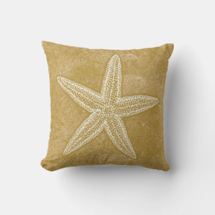 Starfish Tan Sand Kissen