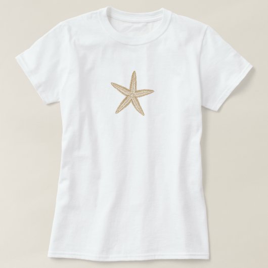 Starfish Tan Sand T-Shirt (Design vorne)