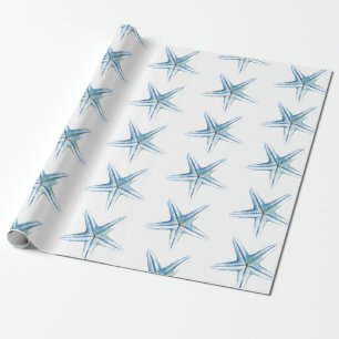 Starfish Thrapping Paper Geschenkpapier