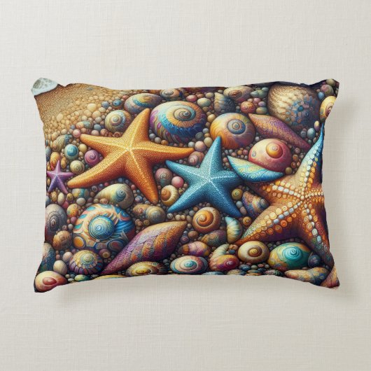 Starfish throw cushion dekokissen (Vorderseite)