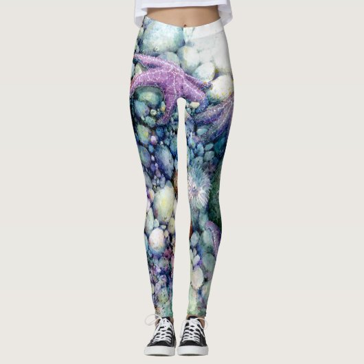 Starfish Tidepool Leggings (Vorderseite)