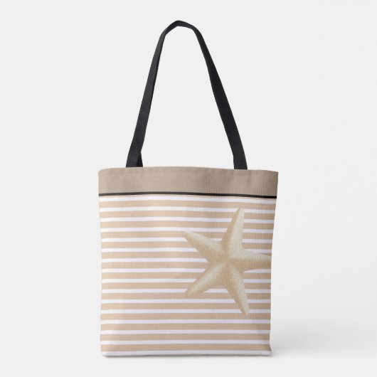 Starfish Tote Bag Tasche (Rückseite)