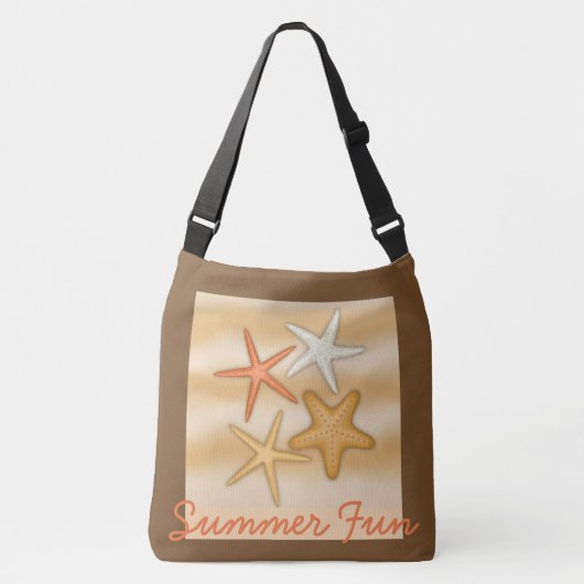 Starfish Tote Bag Tragetaschen Mit Langen Trägern (Vorderseite)