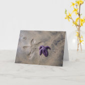 Starfish Tracks Karte (Gelbe Blume)