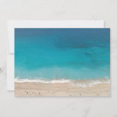 Starfish Tree Beach Weihnachten Party Einladung (Rückseite)