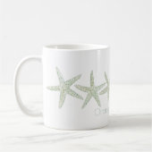 Starfish Trio für Wasserfarben Kaffeetasse (Links)