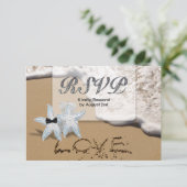 Starfish UAWG RSVP Karte (Stehend Vorderseite)