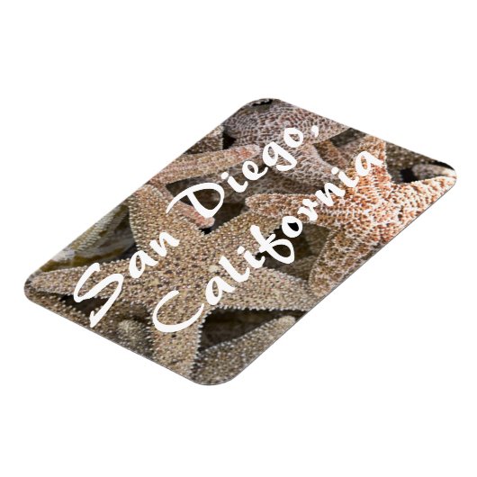 Starfish überall , San Diego , Kalifornien Magnet (Linke Seite)