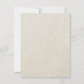 Starfish und Aqua Ribbon Empfang Card RSVP Karte (Rückseite)