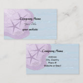 Starfish und Beach Theme Visitenkarte (Vorne/Hinten)