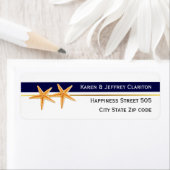 Starfish und blau marinebrau moderne Hochzeit am S (Insitu)