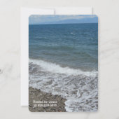 Starfish und Brautparty im Ozean Einladung (Rückseite)