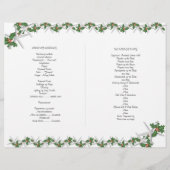 Starfish und das Holly Tropical Christmas Program (Rückseite)