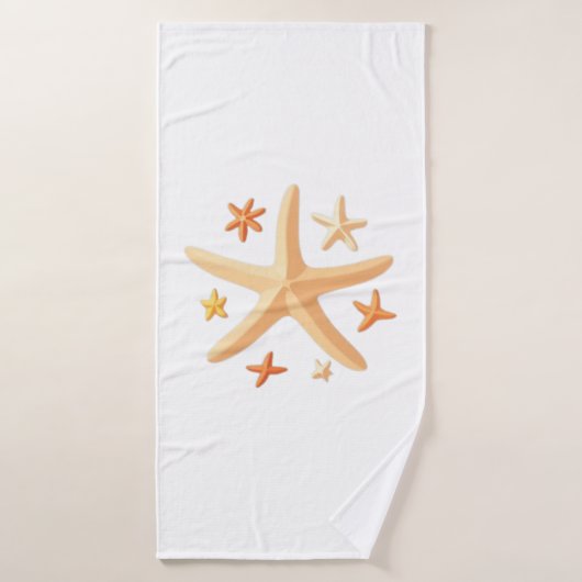 Starfish und die Kleinen Badehandtuch (Badehandtuch)