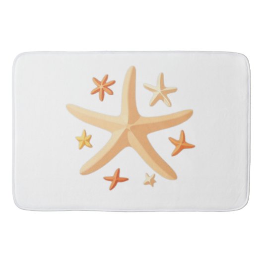 Starfish und die Kleinen Badematte (Vorderseite)