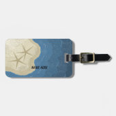 Starfish und ein blauer Ozean Gepäckanhänger (Vorderseite horizontal)