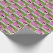 Starfish und Flip Flops in Sand Geschenkpapier (Ecke)