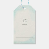 Starfish und Lace Aqua Sitze Geschenkanhänger (Vorderseite)