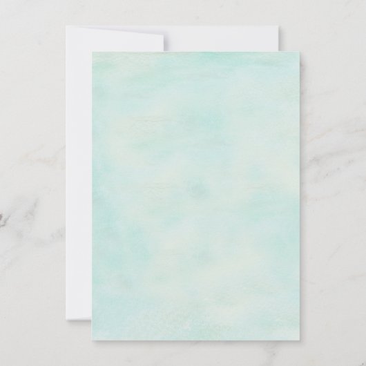 Starfish und Lace Sweet 16 Einladung (Rückseite)