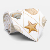 Starfish und Muscheln an der Küste Krawatte (Gerollt)