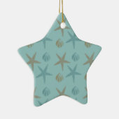 Starfish und Muscheln Keramik Ornament (Rechts)