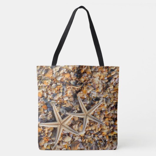 Starfish und Muscheln Tasche (Vorderseite)