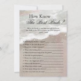 Starfish und Muscheln Tropical Beach Brautparty Einladung