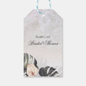 Starfish und Muscheln Tropical Beach Brautparty Geschenkanhänger (Rückseite)