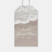 Starfish und Muscheln Tropical Beach Brautparty Geschenkanhänger (Rückseite)