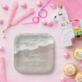 Starfish und Muscheln Tropical Beach Brautparty Pappteller (Party)