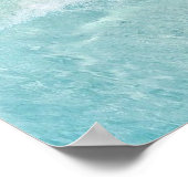 Starfish und Muscheln Tropical Beach Brautparty Poster (Ecke)