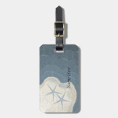 Starfish und Ozean Gepäckanhänger (Vorderseite vertikal)