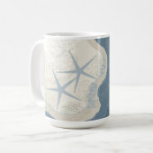Starfish und Ozean Kaffeetasse (Vorderseite Links)