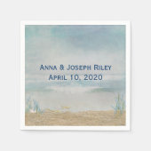 Starfish und Ozean Serviette (Vorderseite)