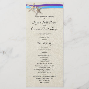 Starfish und Ribbon D Lila und blau Programm