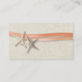 Starfish und Ribbon Platzkarte Coral (Rückseite)