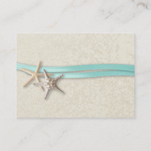 Starfish und Ribbon wollen gut Begleitkarte (Rückseite)