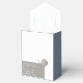 Starfish und Sand Dollar - Hochzeit am Strand Geschenkschachtel (Geöffnet)