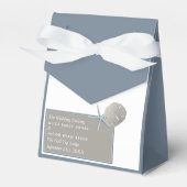 Starfish und Sand Dollar - Hochzeit am Strand Geschenkschachtel (Vorderseite)