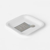 Starfish und Sand Dollar - Hochzeit am Strand Pappteller (Gewinkelt)