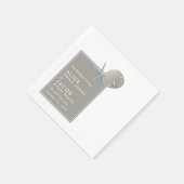 Starfish und Sand Dollar - Hochzeit am Strand Serviette (Ecke)