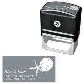 Starfish und Sand Dollar Permastempel (Beispiel)