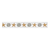 Starfish und Sand Dollar Ripsband (Vorderseite)